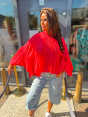 Blouse "Chay” Rood