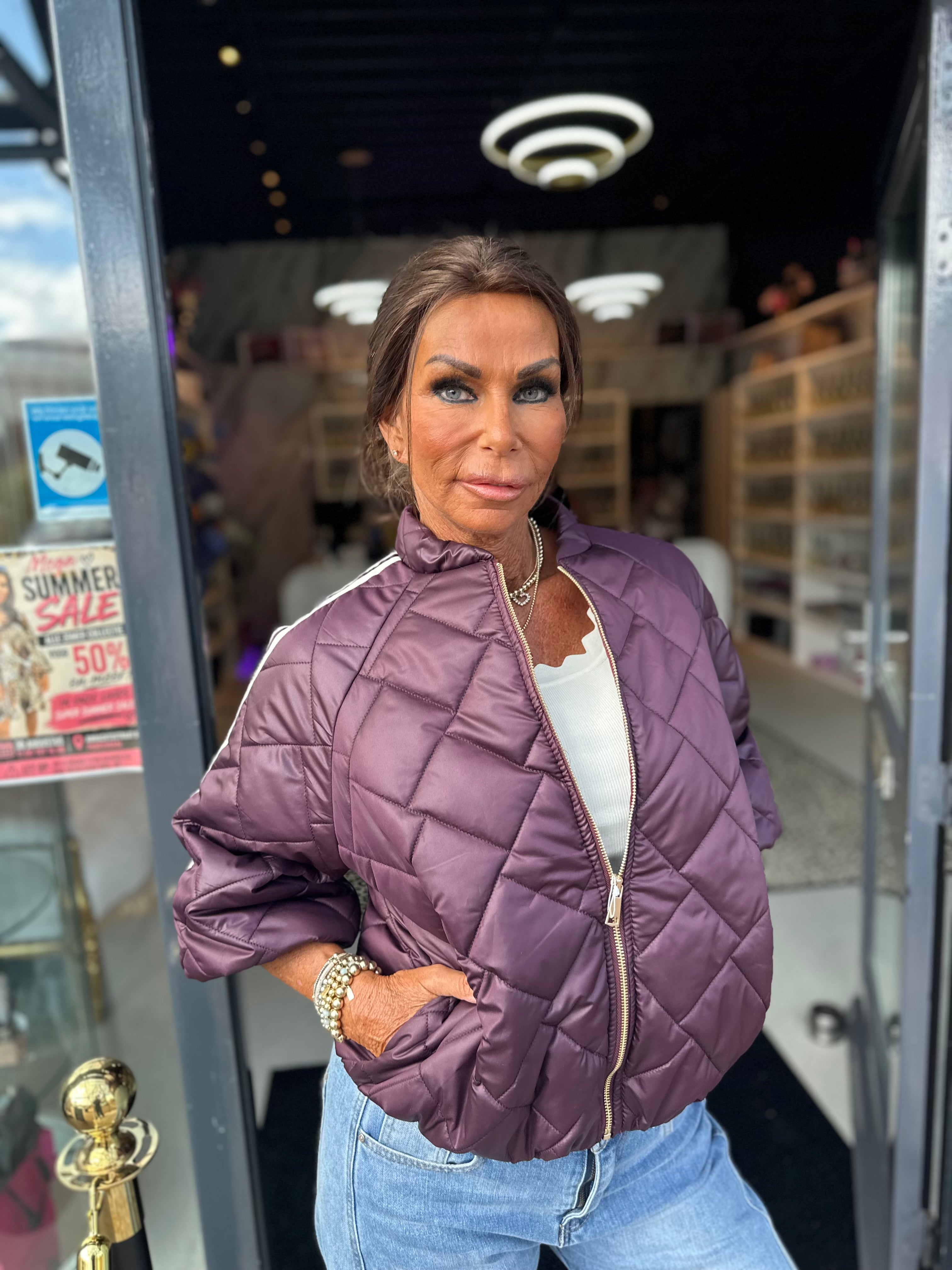 Bomberjasje "Robin" Aubergine