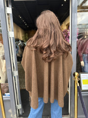 Poncho "Poca" donkerbruin