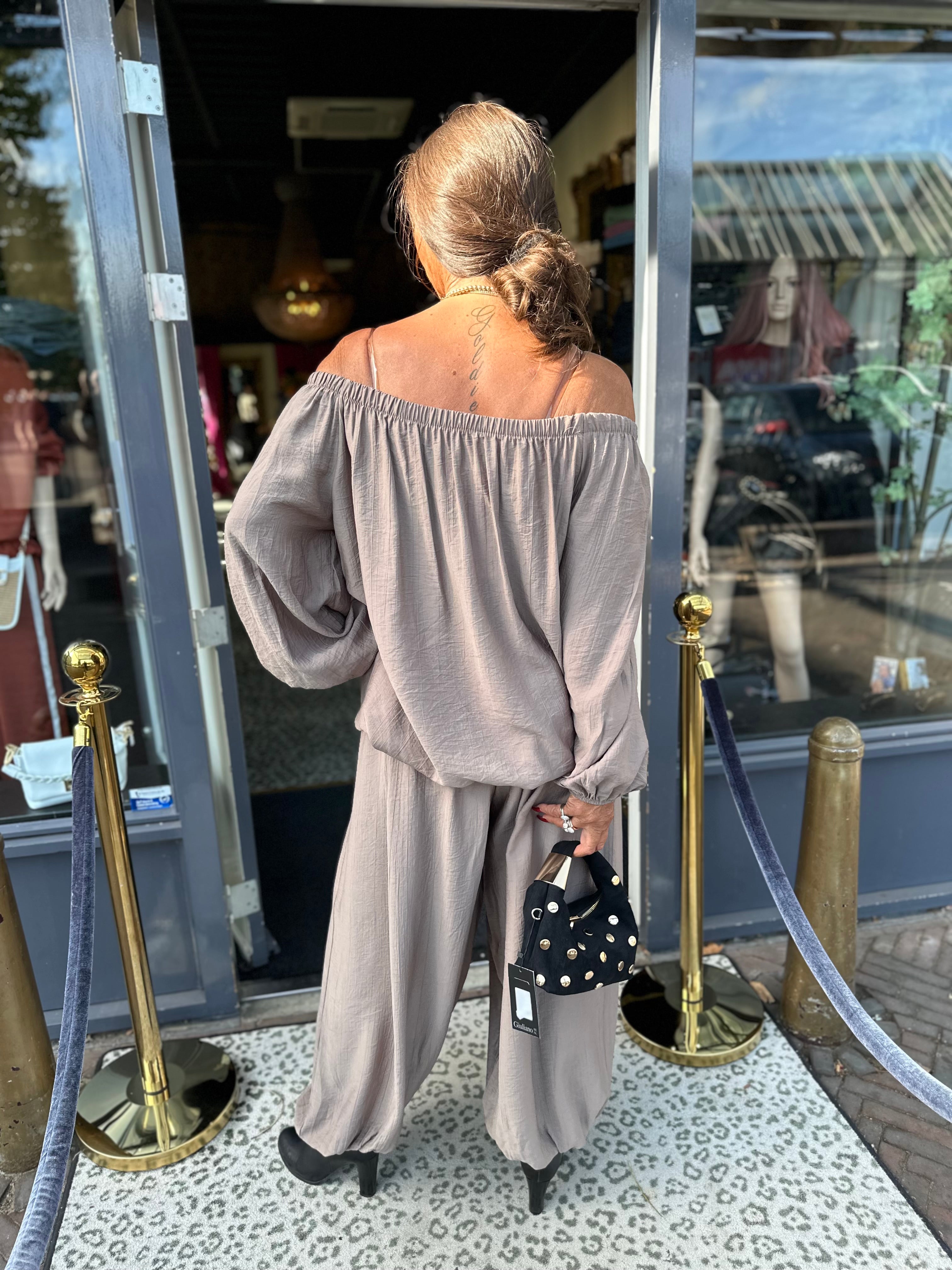 2 delig set "Sunday" taupe