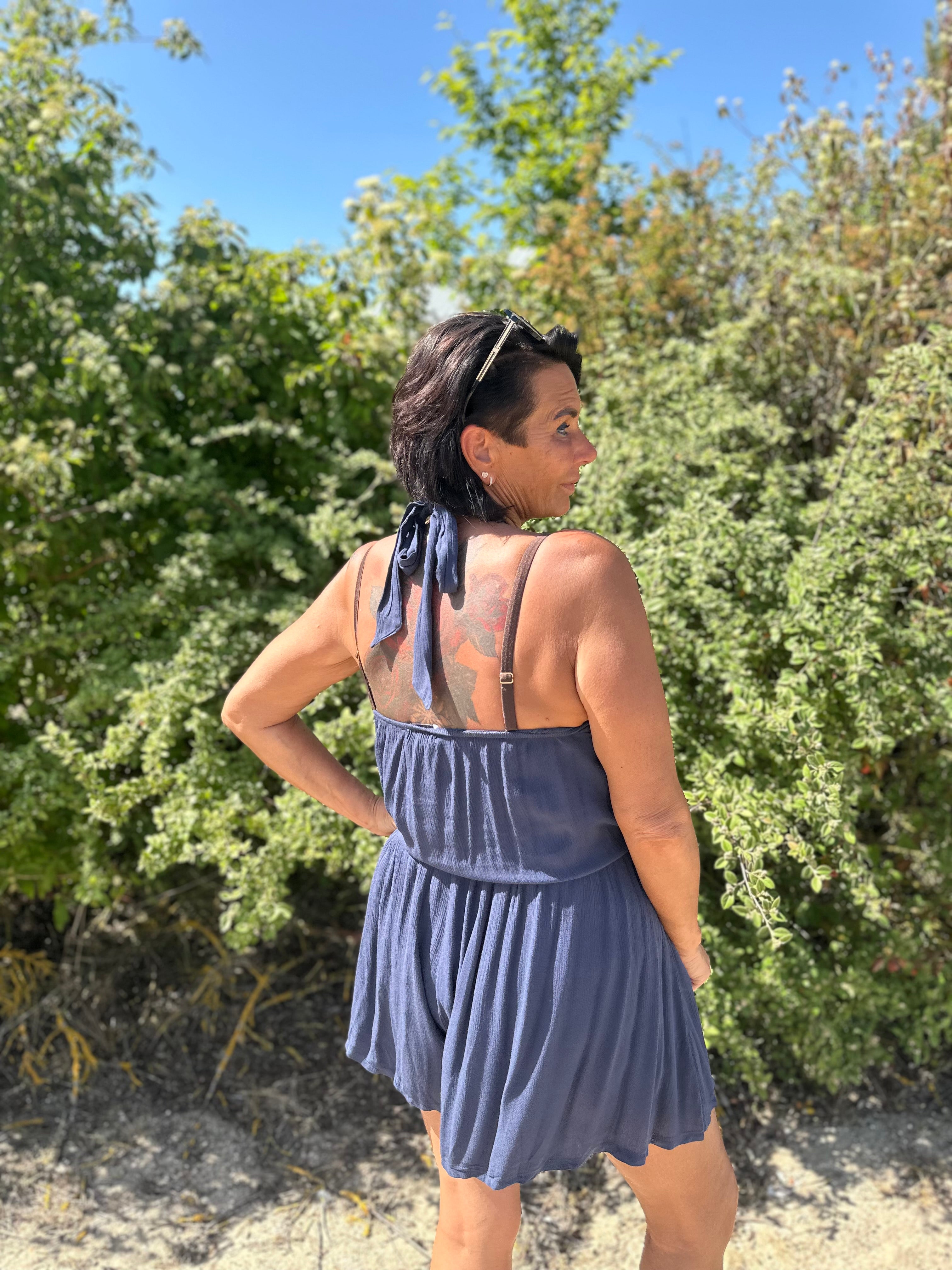 Jumpsuit “take a swim” navy