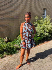 Kort jurkje Rosie blauw