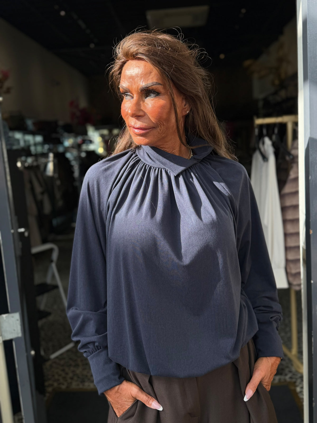 Top "Big Flappie" blauw