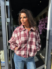 Geruit jasje “Bordeaux”