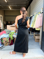 Hydrofiel Jurkje "off shoulder" zwart