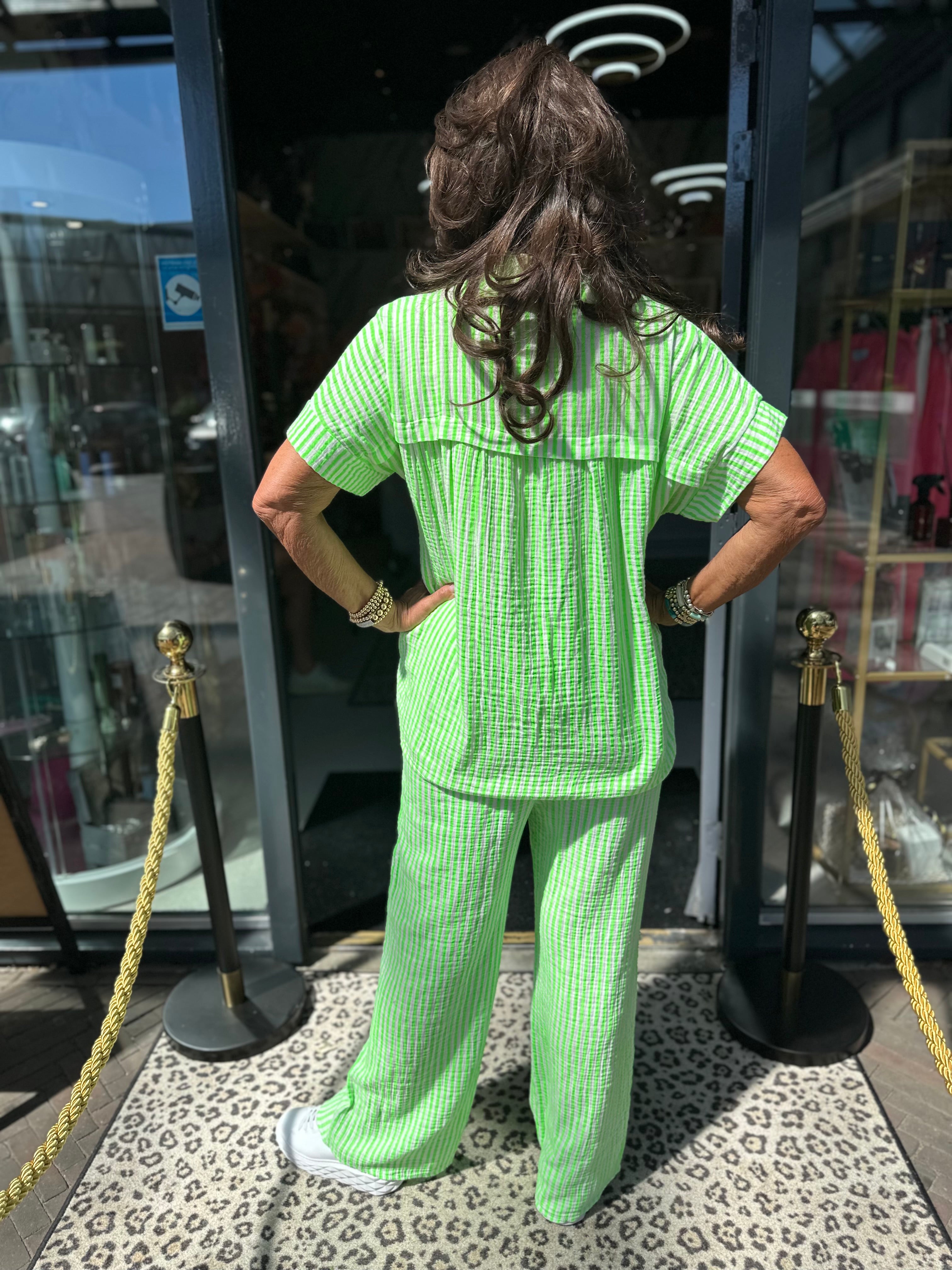 2 delig set "Hydrofiel" Neon groen