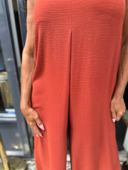 Jumpsuit "Amarillo" brique