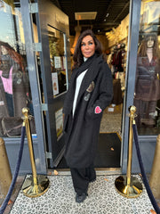 Jas met sjaal “Howdy” zwart