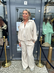 2 delig set “Je T’Aime” zandkleur