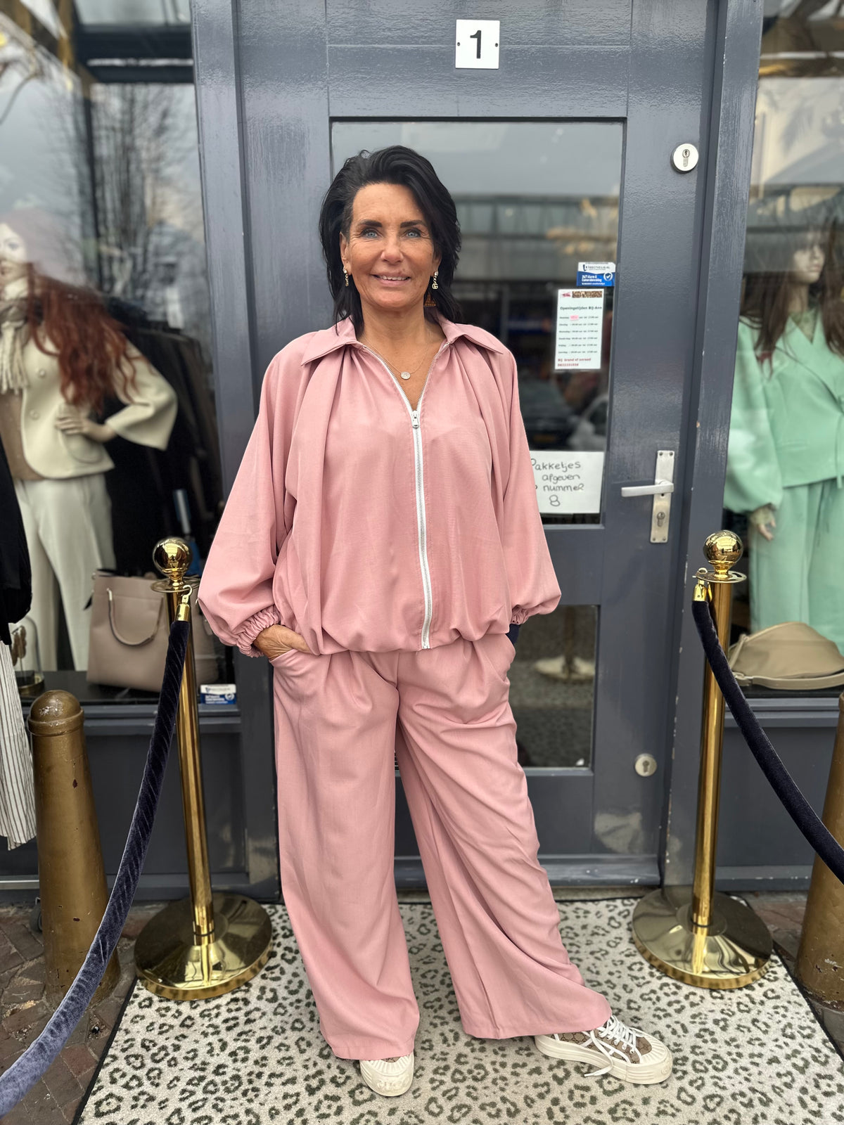 2 delig set “Je T’Aime” Oud roze