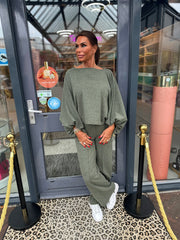 2 delig comfyset pofmouw groen