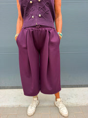 Comfy Culotte aubergine