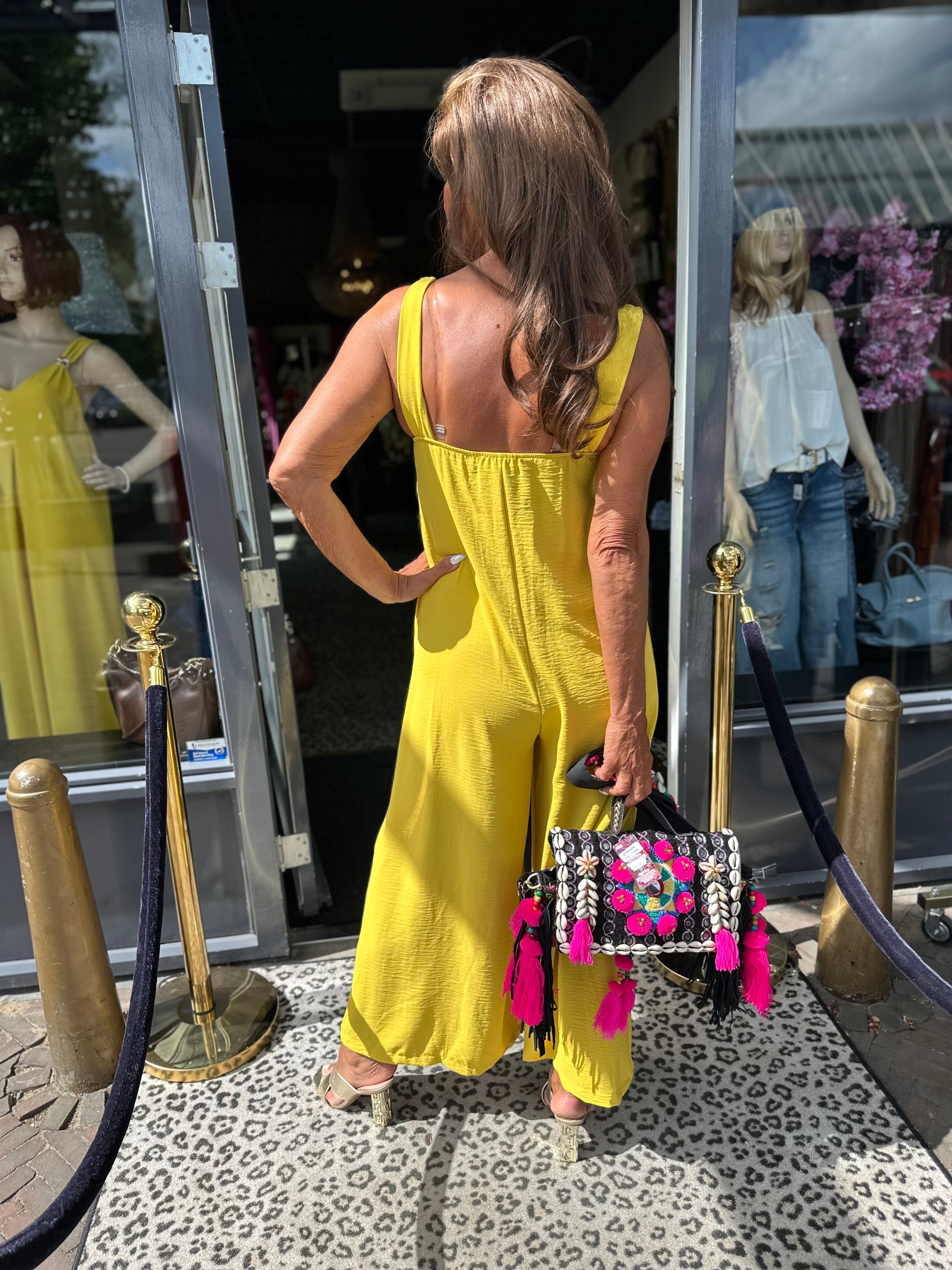 Jumpsuit "Amarillo" geel