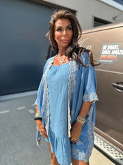 Korte kaftan "Blue"