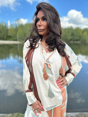 Blouse “Lulia” beige