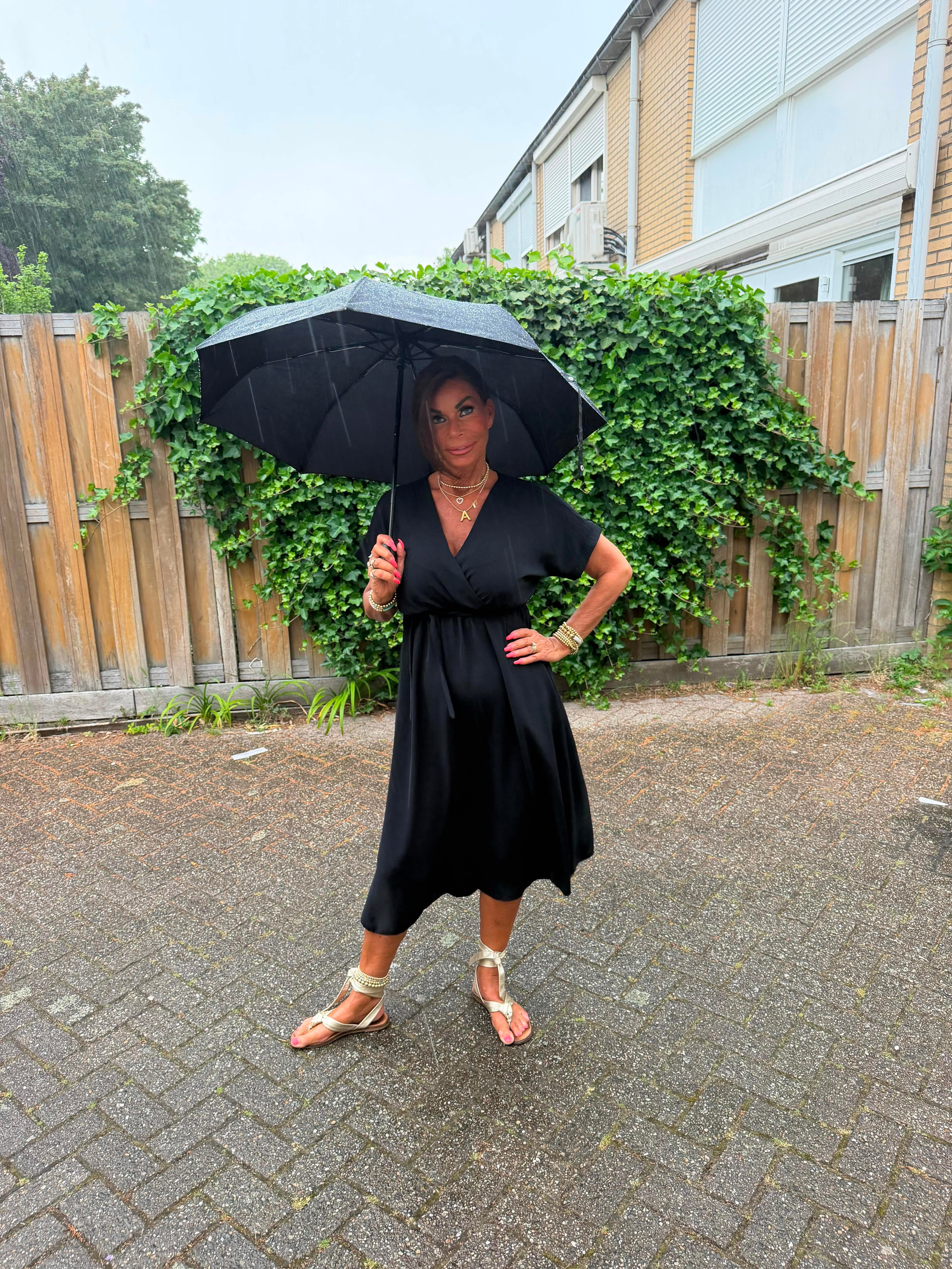 Jurk "Valencia" Zwart