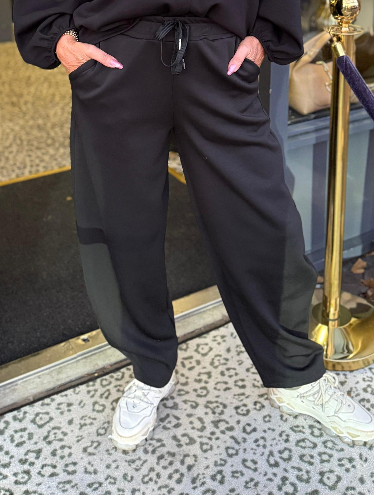 Comfy broek “Ballon" Zwart