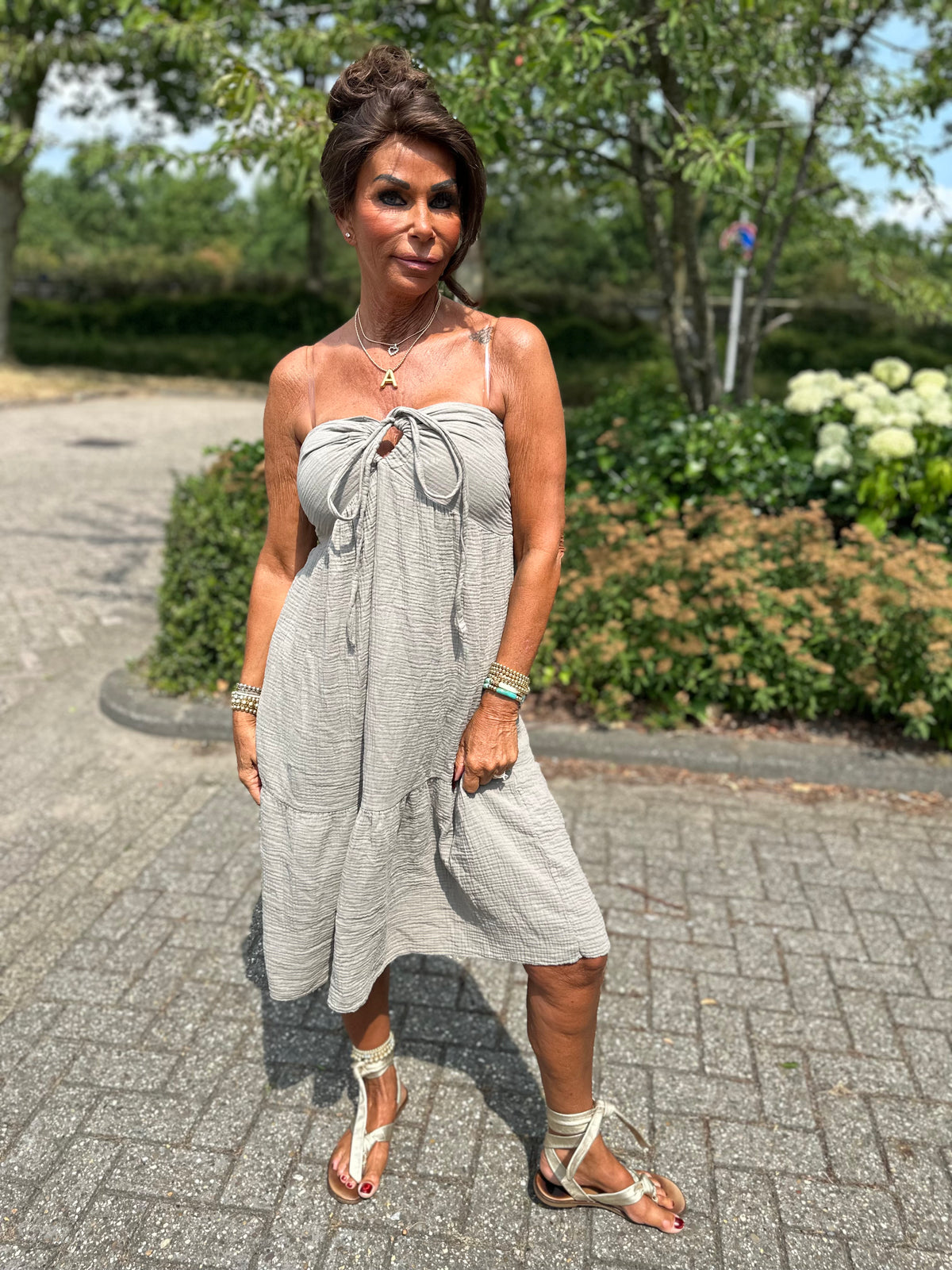 Hydrofiel Jurkje "Guapa" taupe