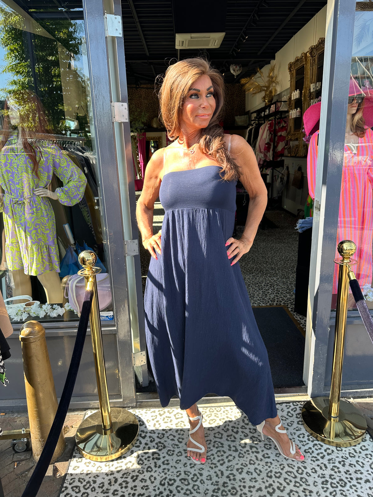2 piece "Sunny" Donkerblauw