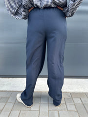 Plooien Pantalon ballon wide Navy