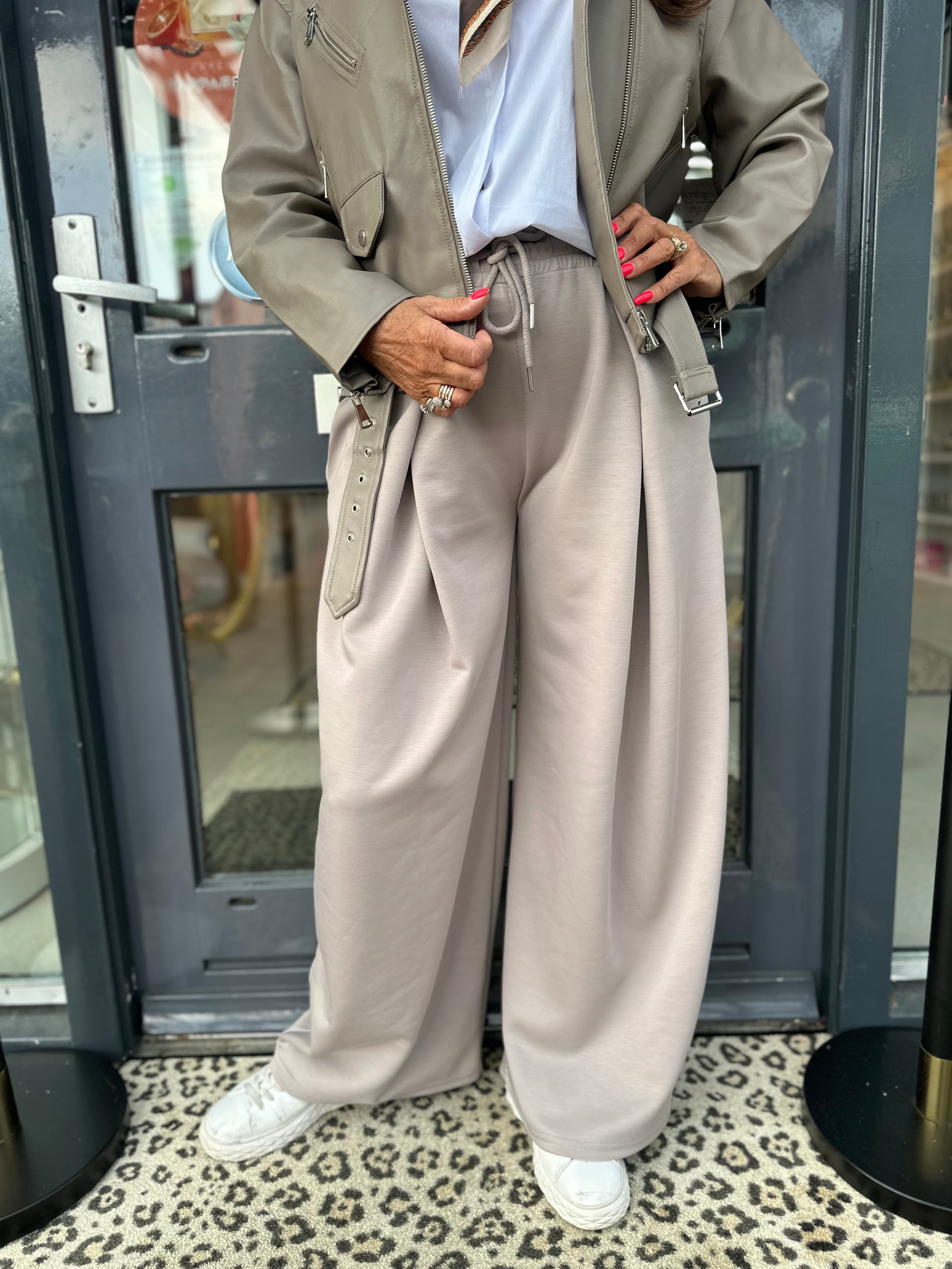 Comfy "plooien" Taupe