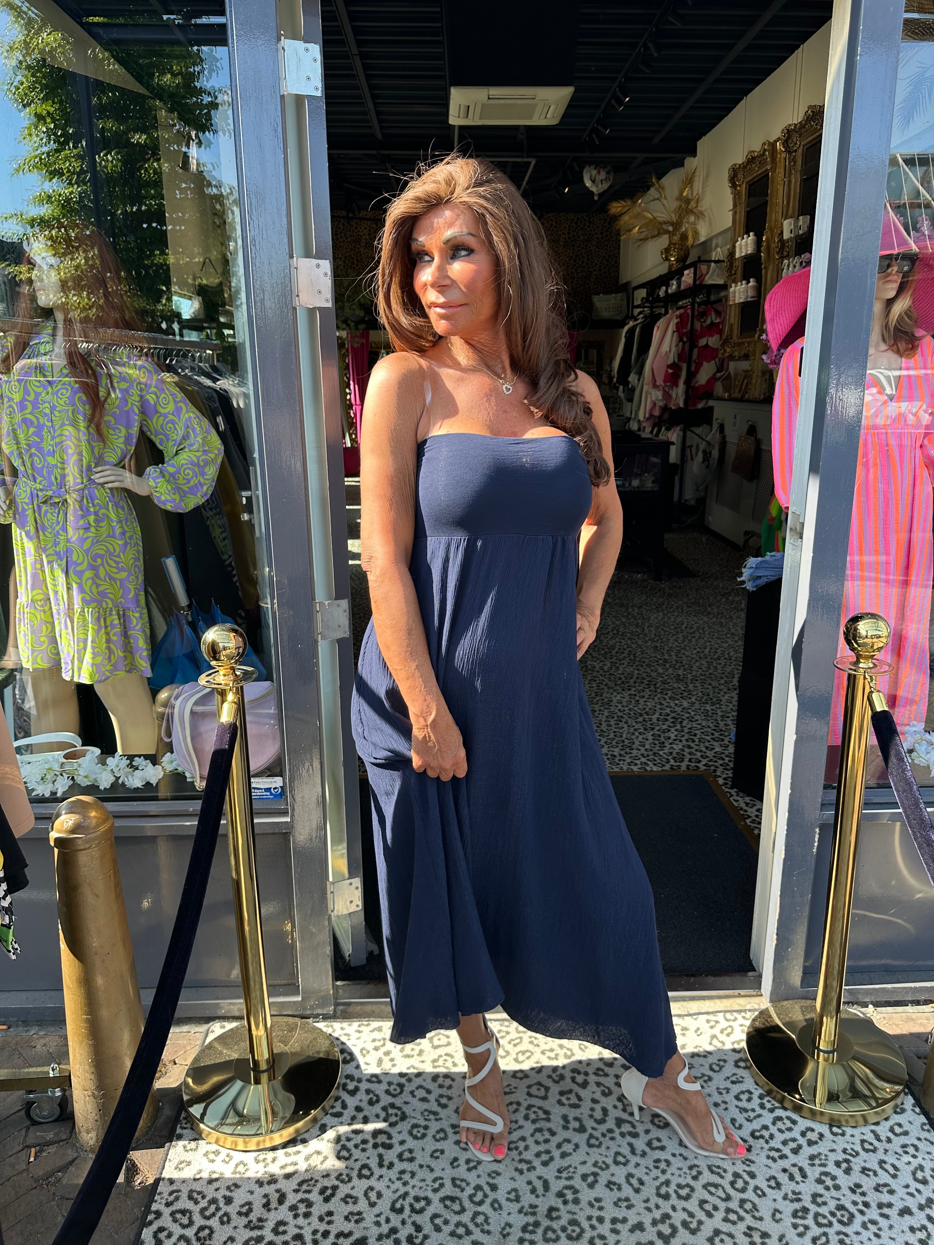 2 piece "Sunny" Donkerblauw