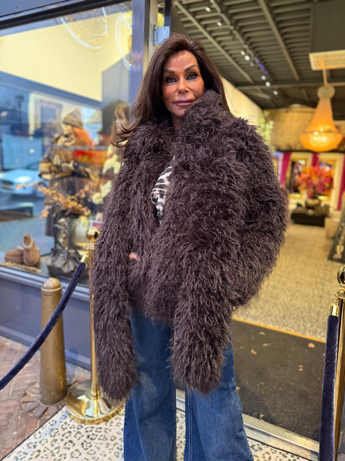 Winterjas super zacht "Bruin”