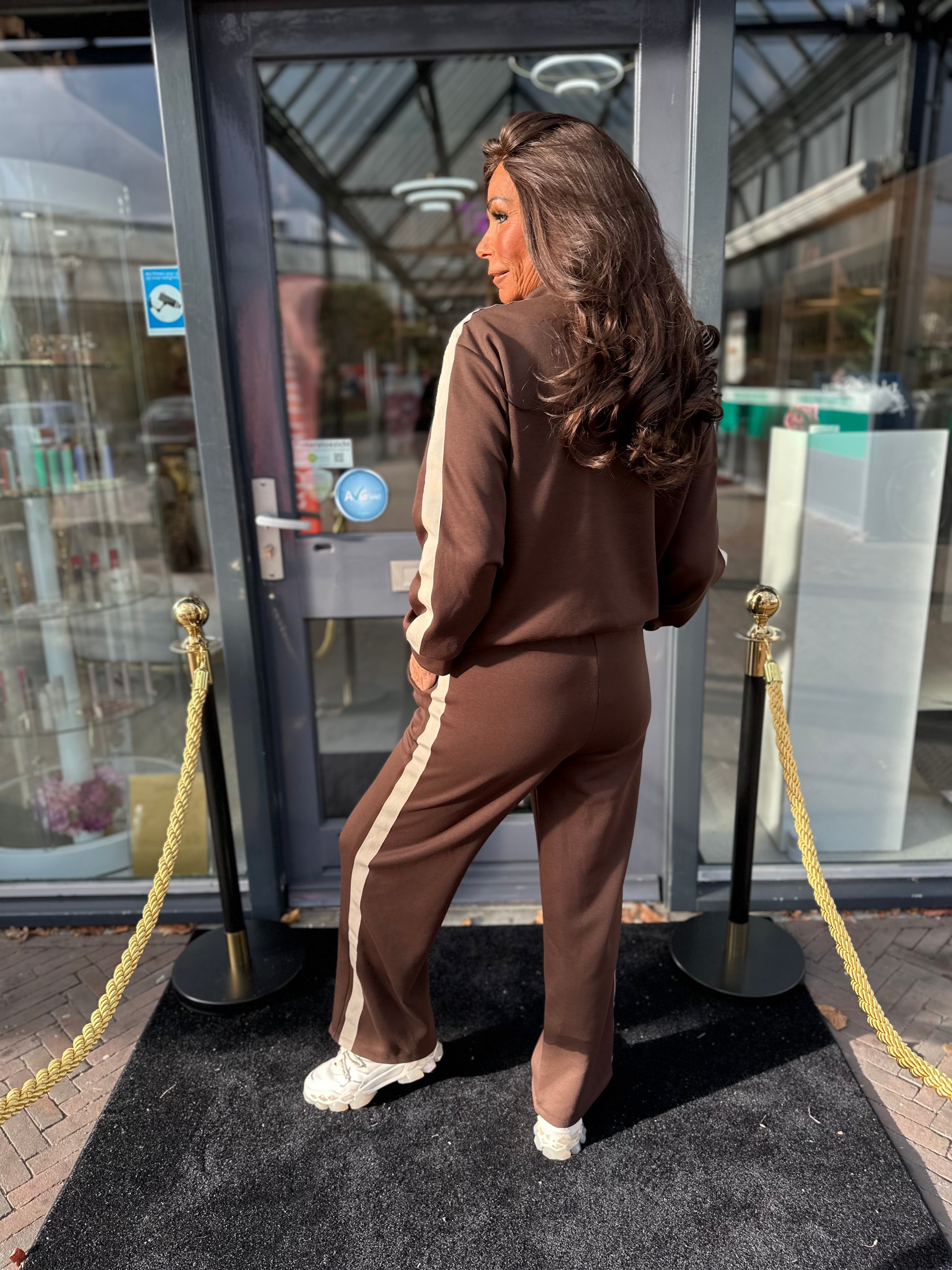 2-delig set "Annidas" Bruin/beige