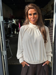 Top "Big Flappie" beige
