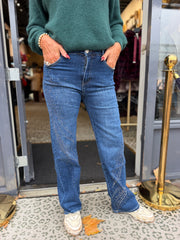 Straight-wide Jeans 'Wings'