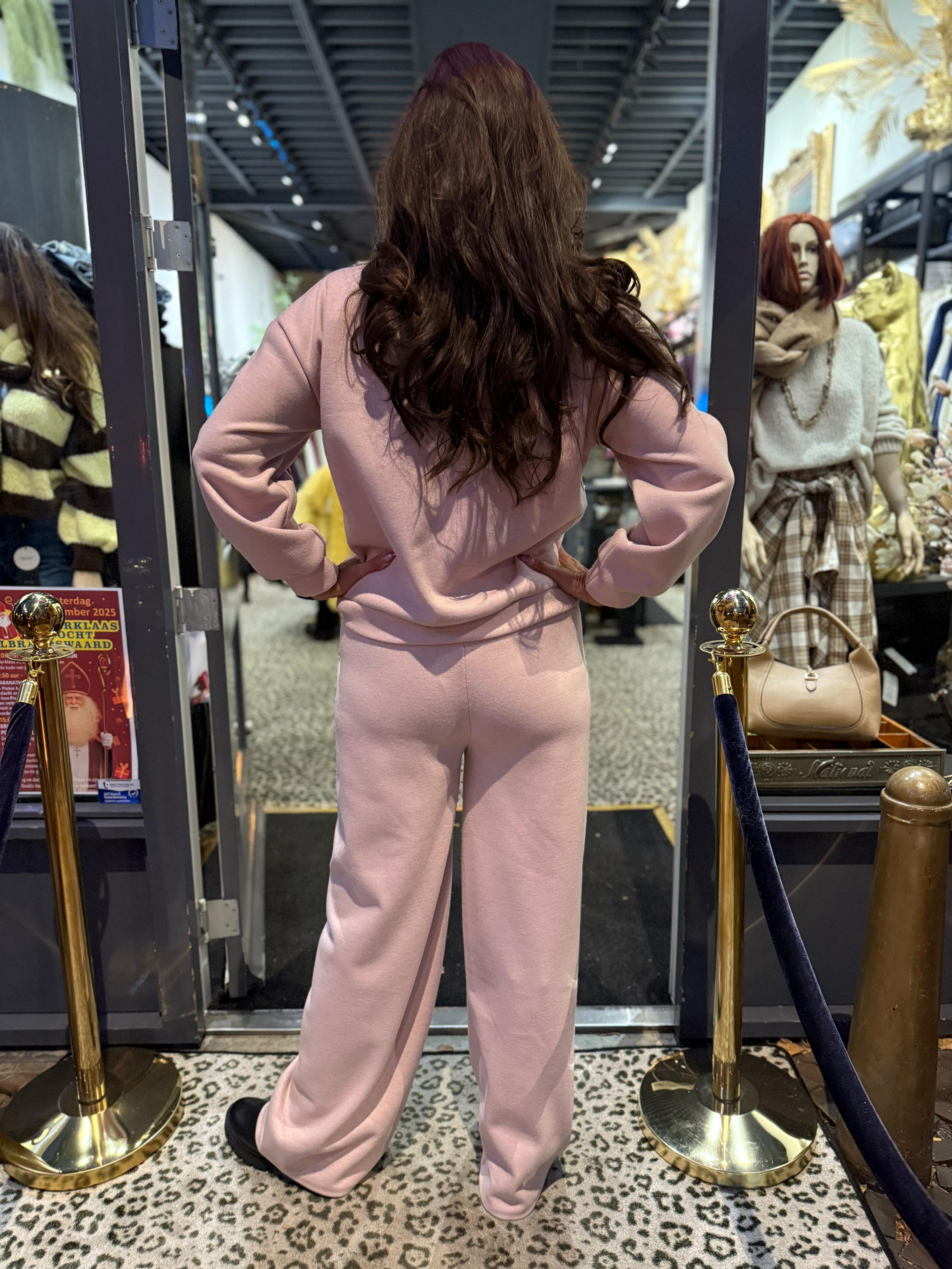 2-delig set "black friday!" poeder roze