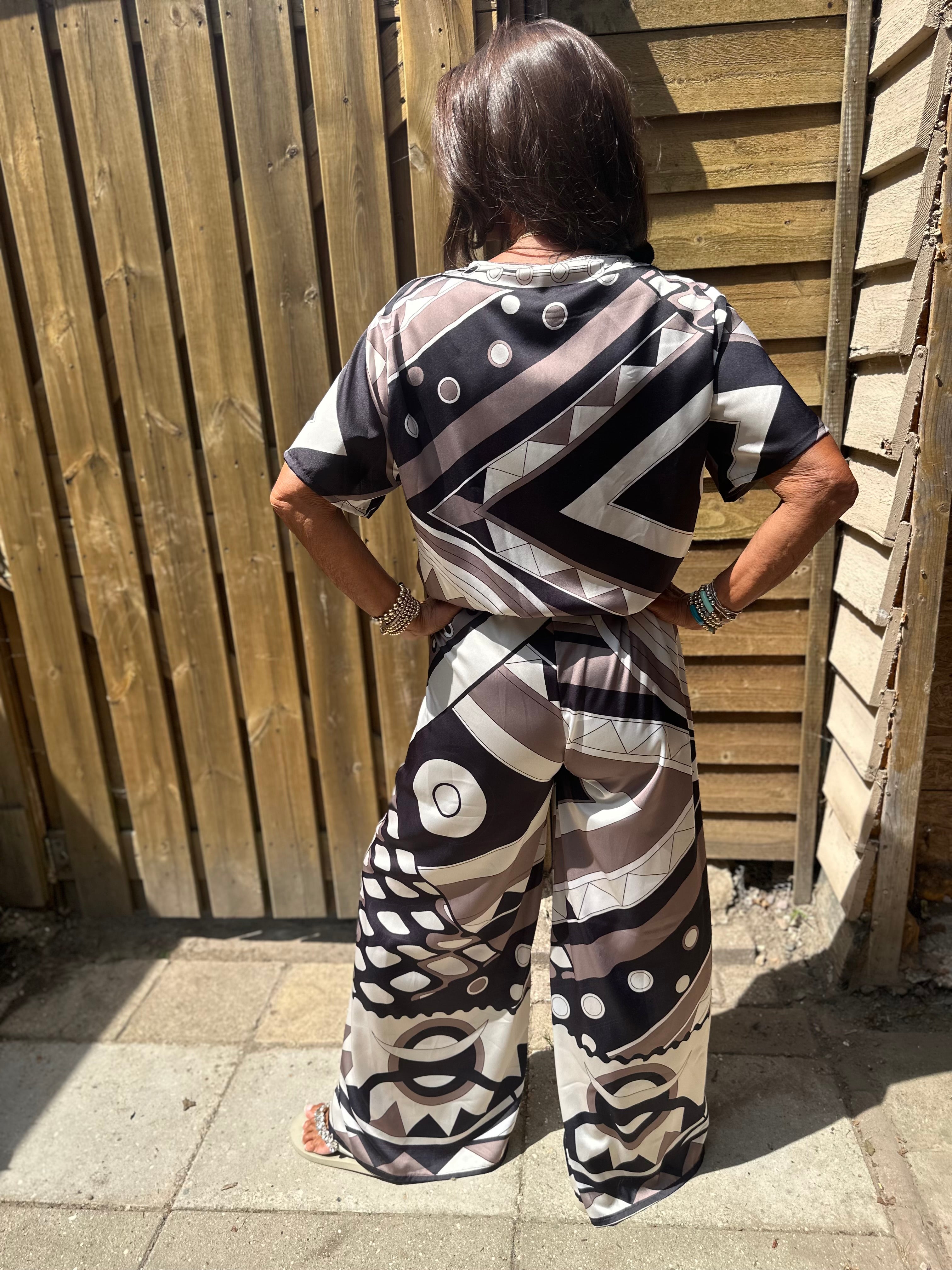 2 delig set "Bali" Zwart