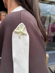 Joggingset “star” donkerbruin