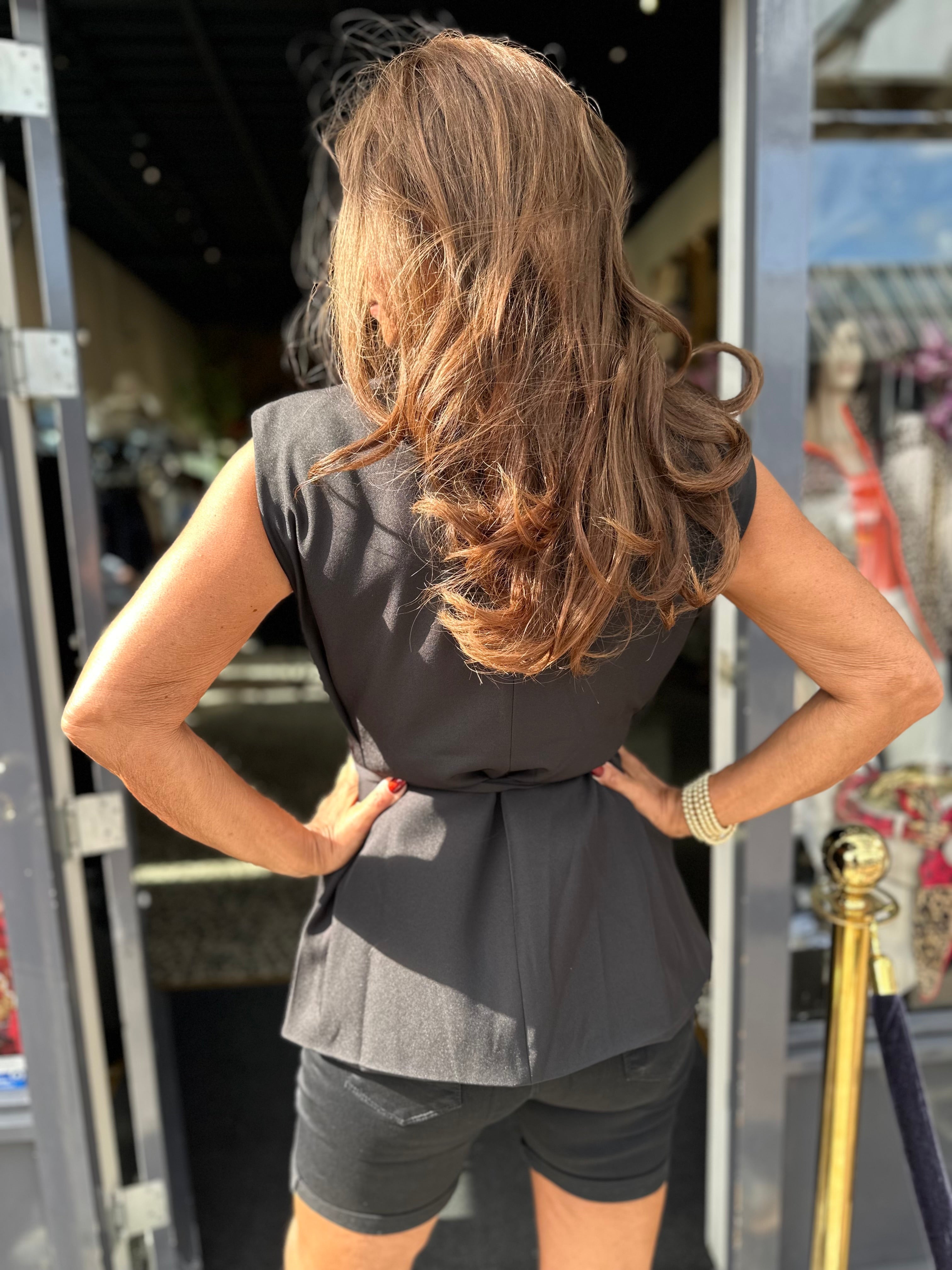 Gilet "Jus de Pom" zwart
