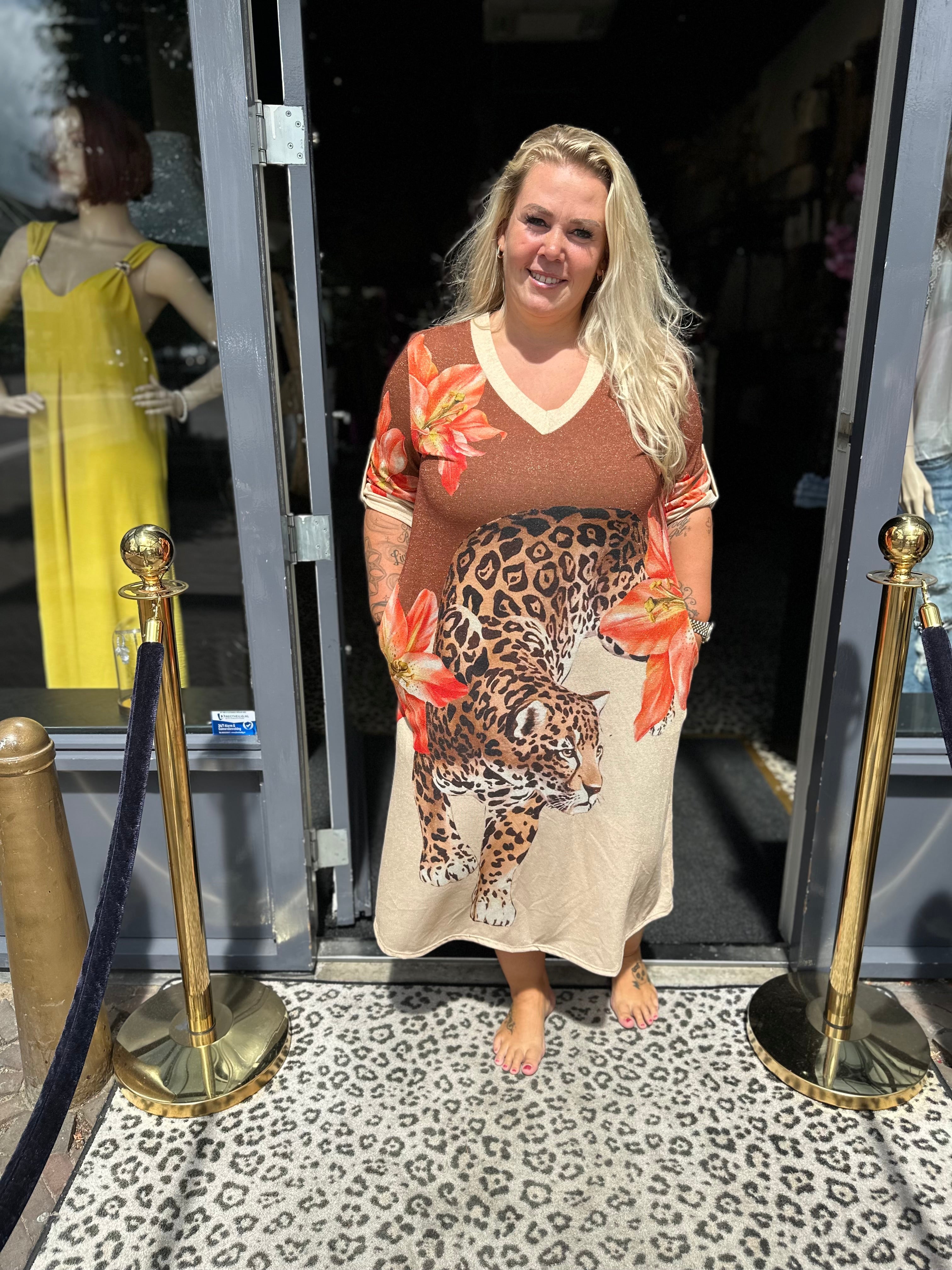 Lurex jurk "Flo"