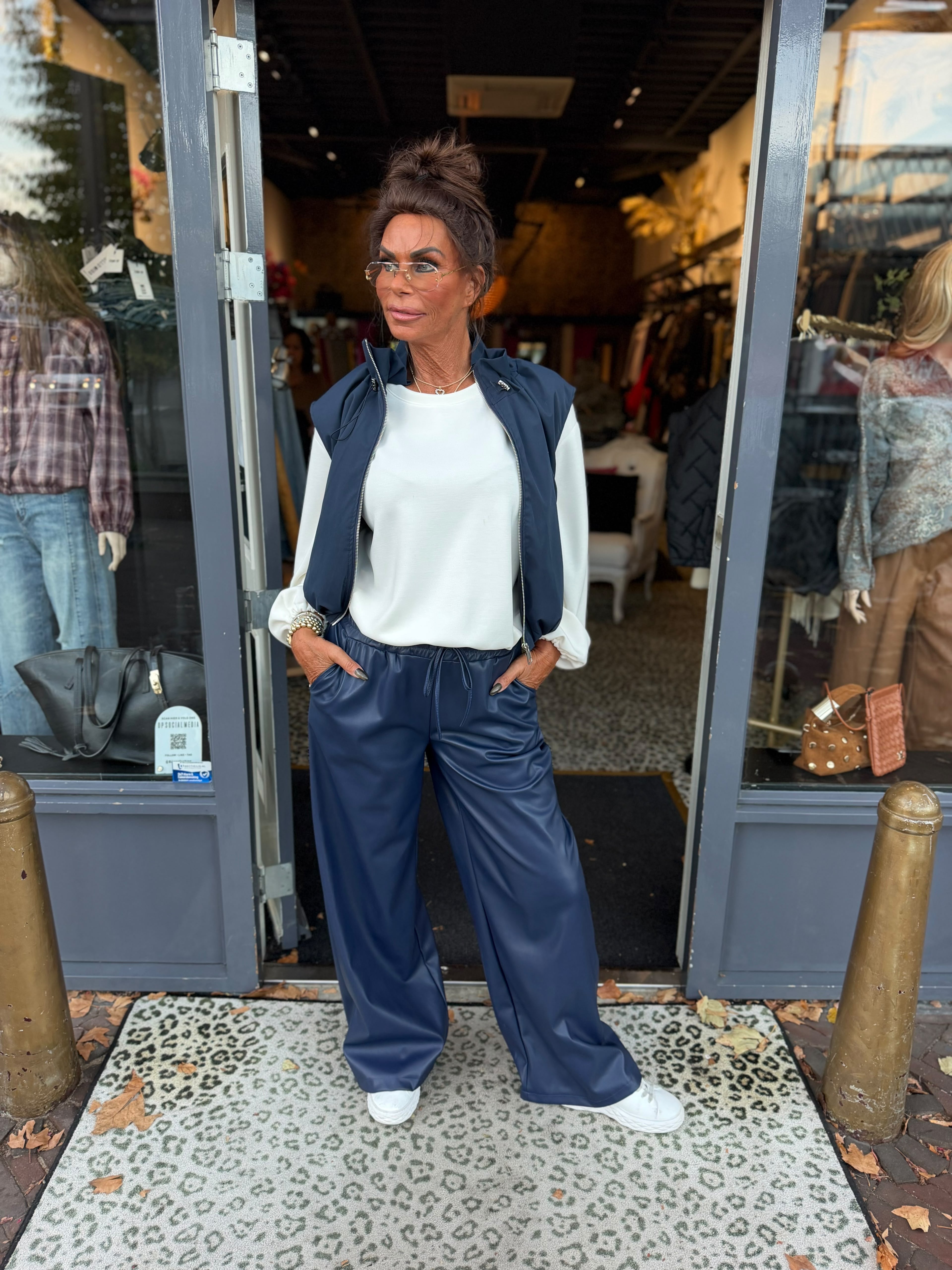 Giletje "Sporty" blauw