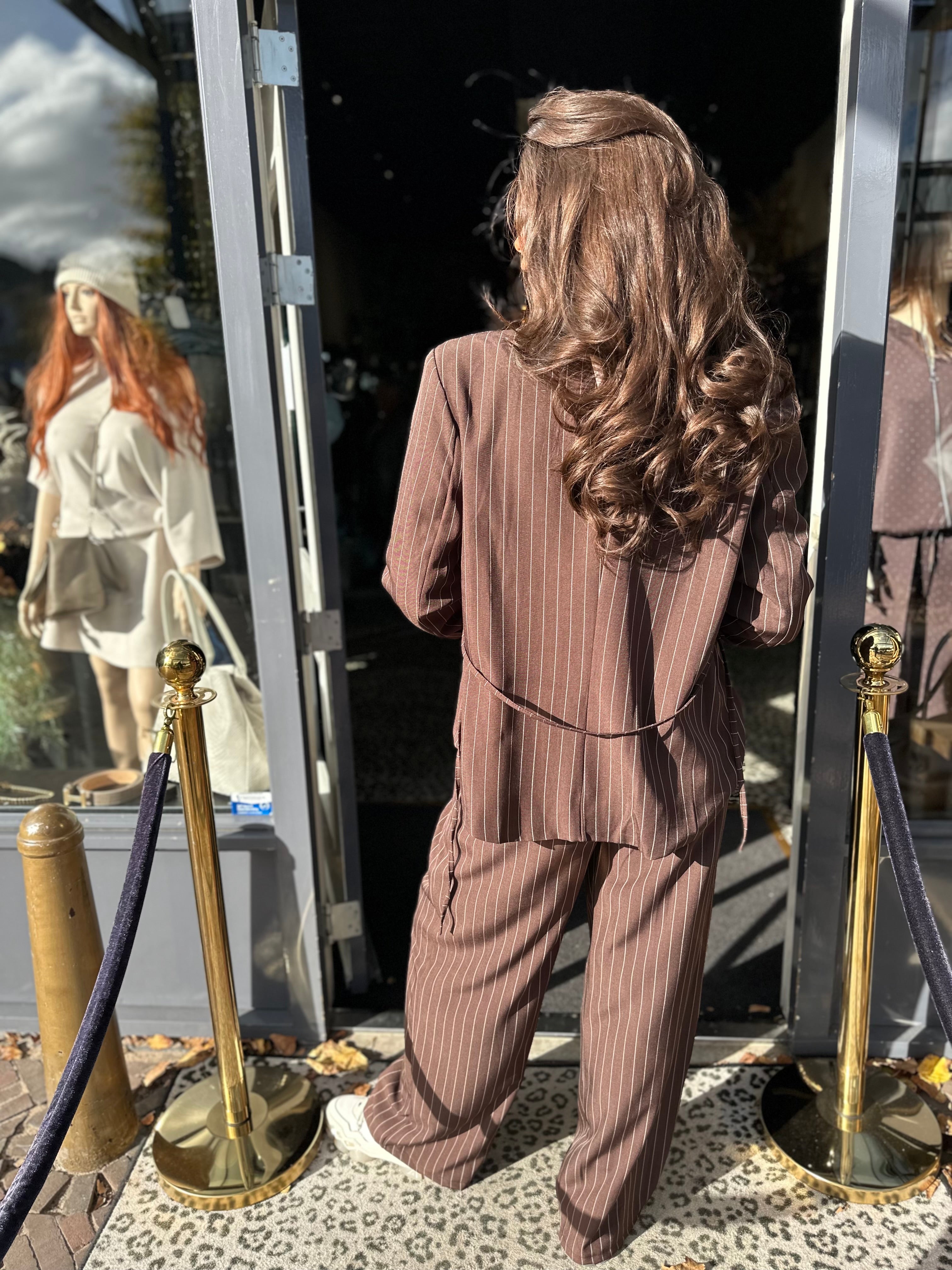 2 delig set "Donna" Donkerbruin