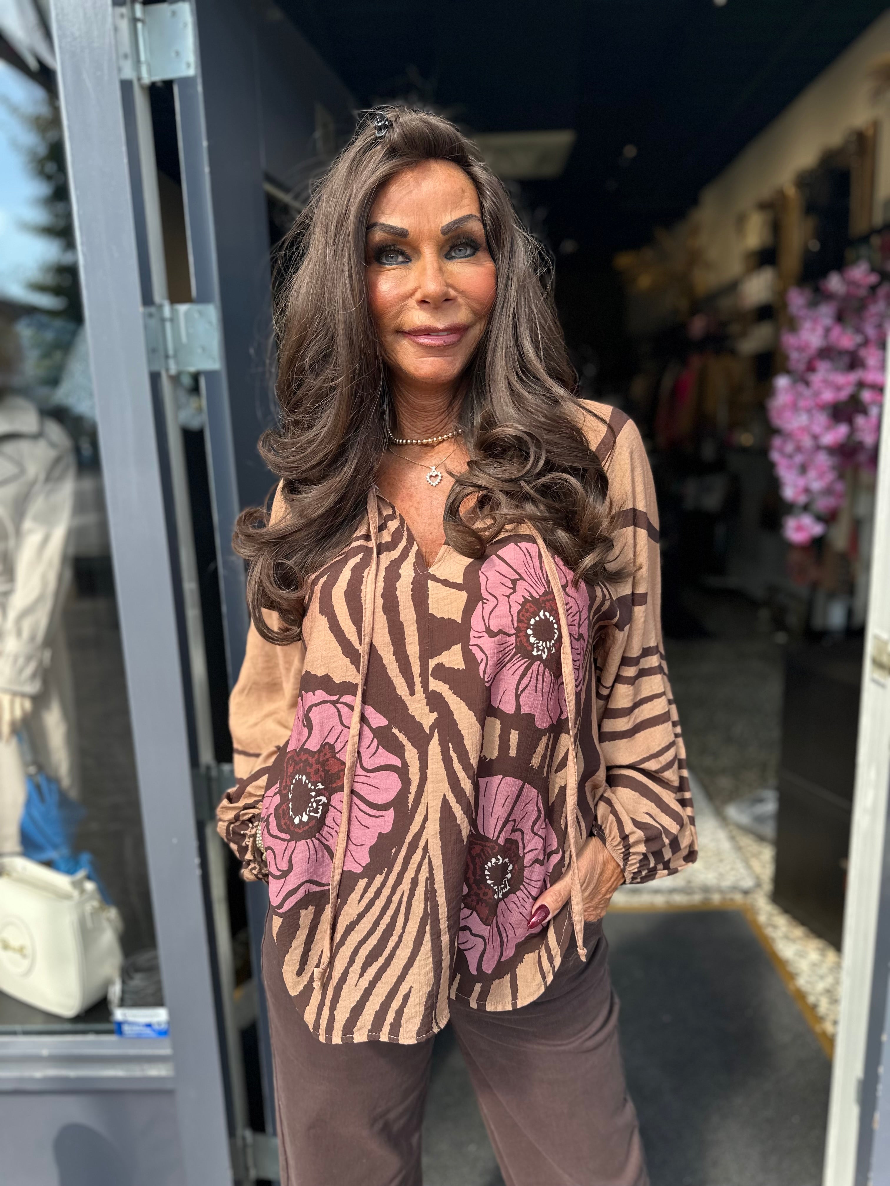 Blouse "Lotus" Camel