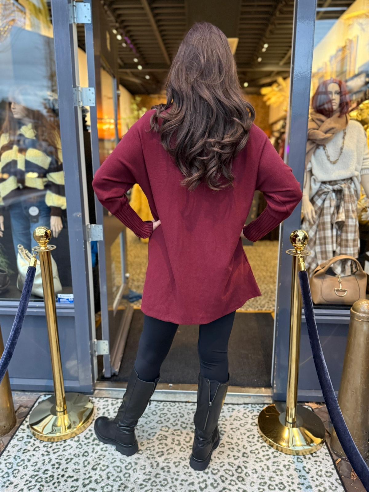 Trui "Diana" Bordeaux