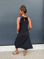 Lange jurk "Catarina" zwart