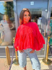 Blouse "Chay” Rood