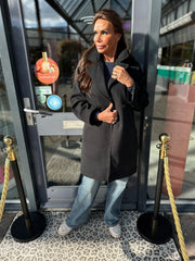 Trenchcoat "Chantie" Zwart