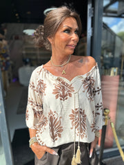 Blouse "Lover" Beige