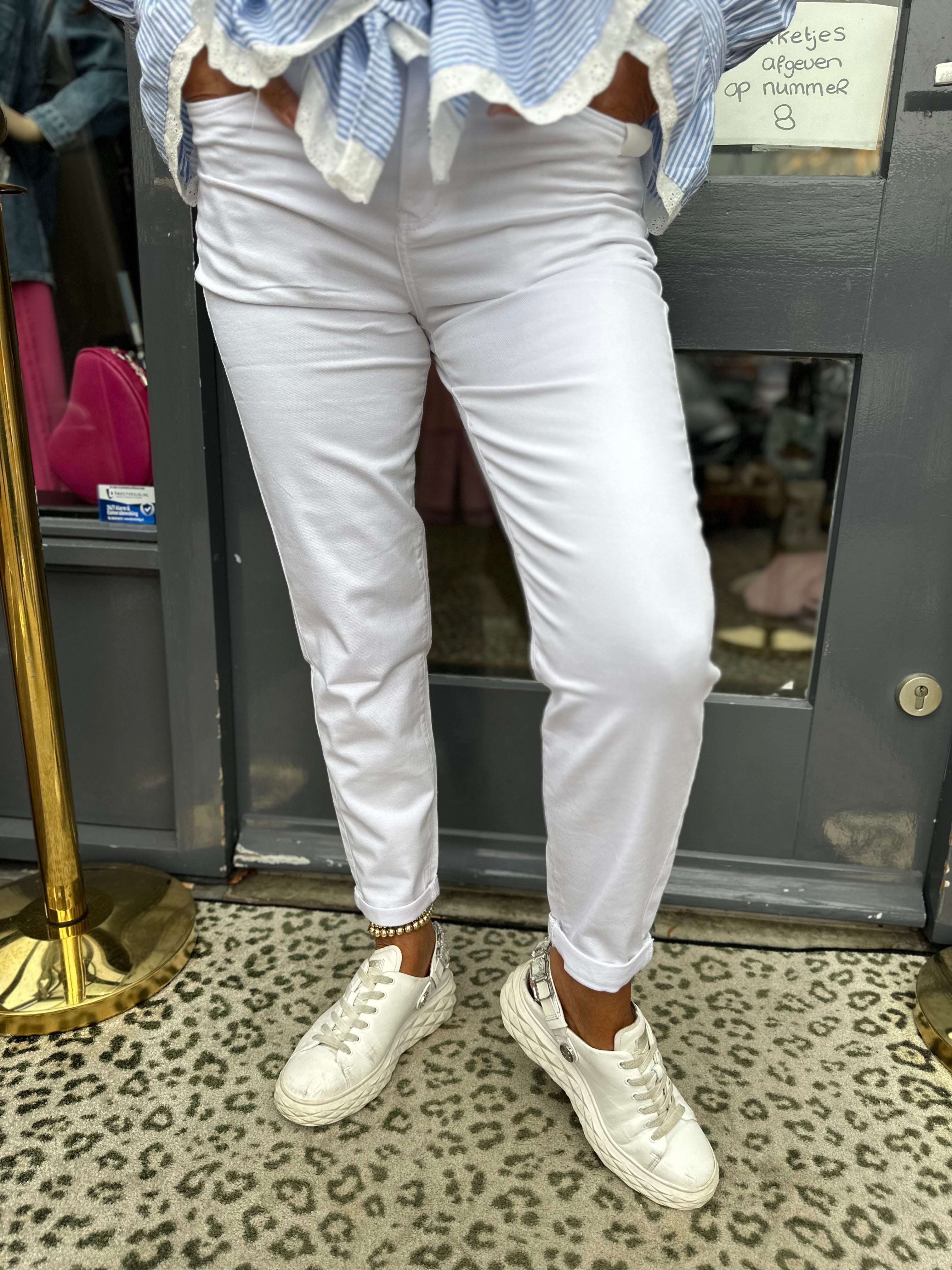 Baggy fit “wit” 3 kwart