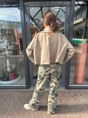korte trenchcoat "Saar" Beige
