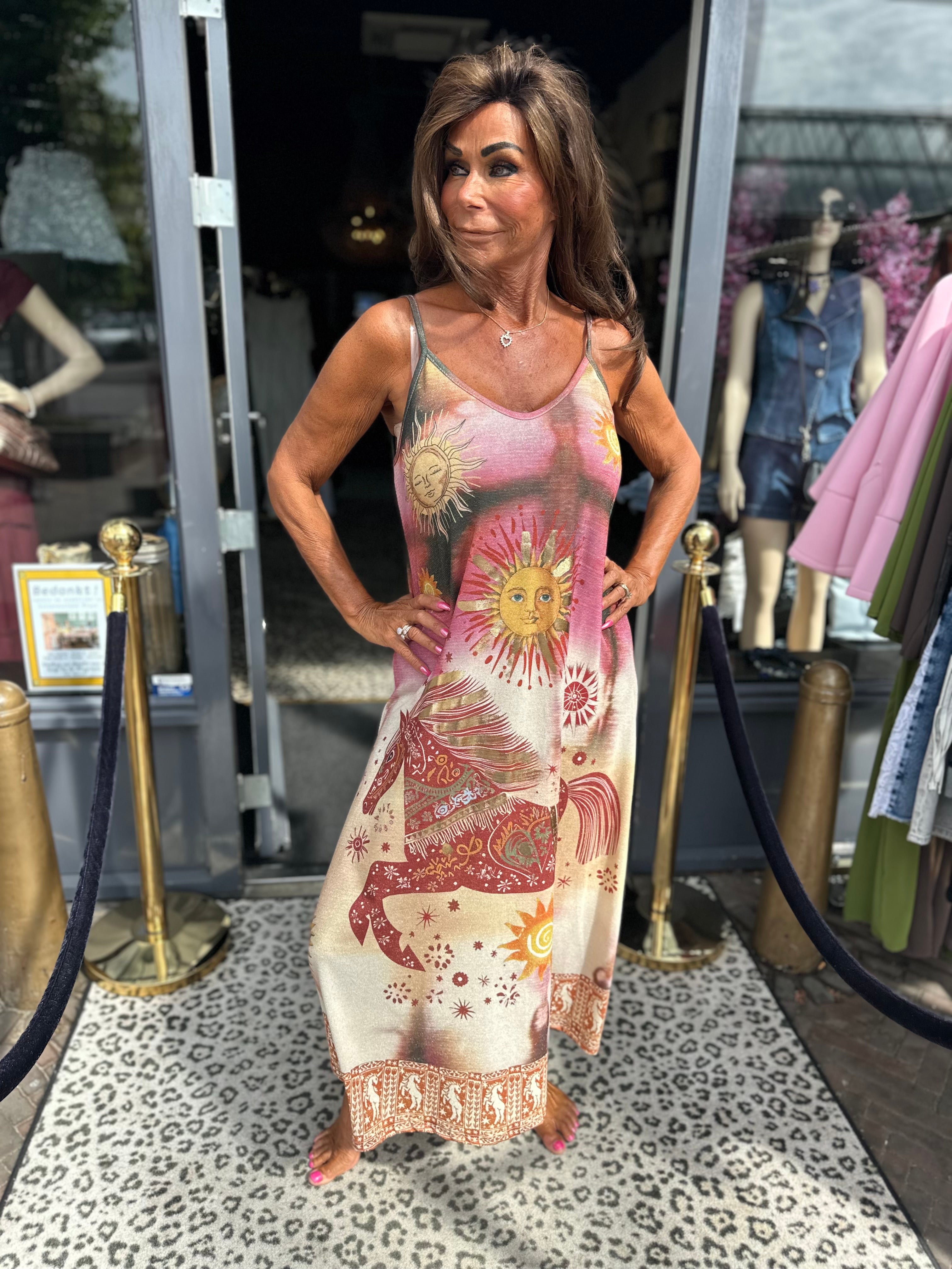 Lurex Jurk "Cádiz"
