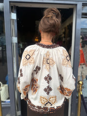 Viscose blouse "Rachel" Beige