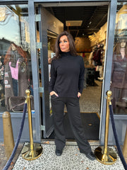 Turtle top "Java" Zwart