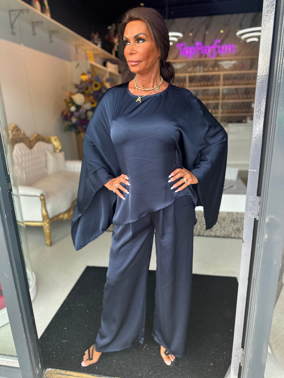 2 delig set "Olivia" Navy