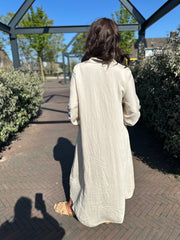 Lange jurk "Lady" Beige